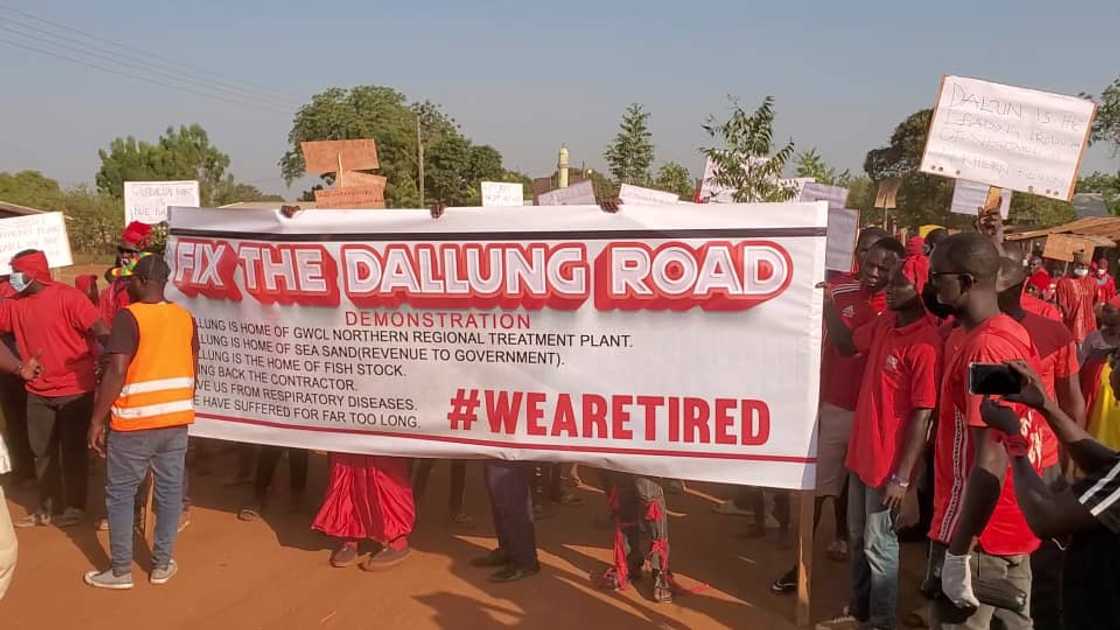 Angry residents in Northern Region block road, water treatment plant over "no-show" contractor