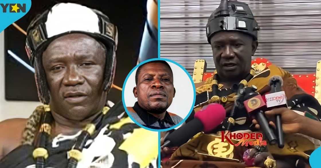 An NPP social media activist, Nana Addo Nyame, summoned by the CID, Krontihene of Akyem Asuom, Nana Boadi Amponim Obo-Dade III. An NPP social media activist, Nana Addo Nyame, summoned by the CID, Krontihene of Akyem Asuom, Nana Boadi Amponim Obo-Dade III.