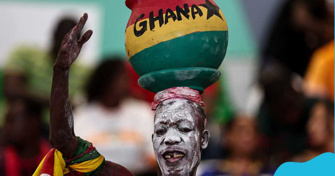 Ghanaian supporter at the 2023 AFCON Ghanaian supporter at the 2023 AFCON