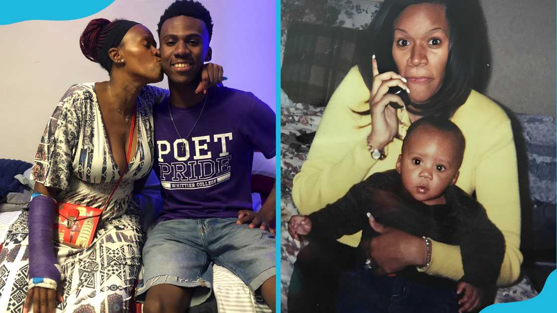 Tacoma Simmons and his mom Tashera Simmons. Tacoma Simmons and his mom Tashera Simmons.