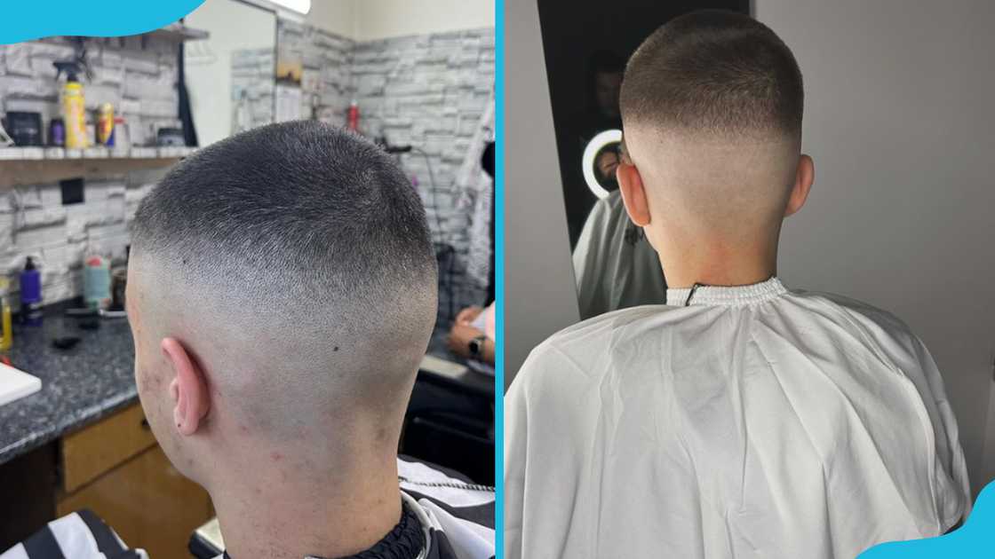 High fade buzz cut