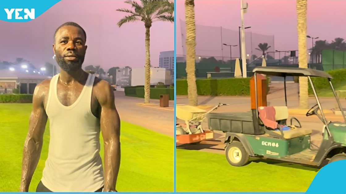 Photo of Ghanaian man in Dubai, travel abroad