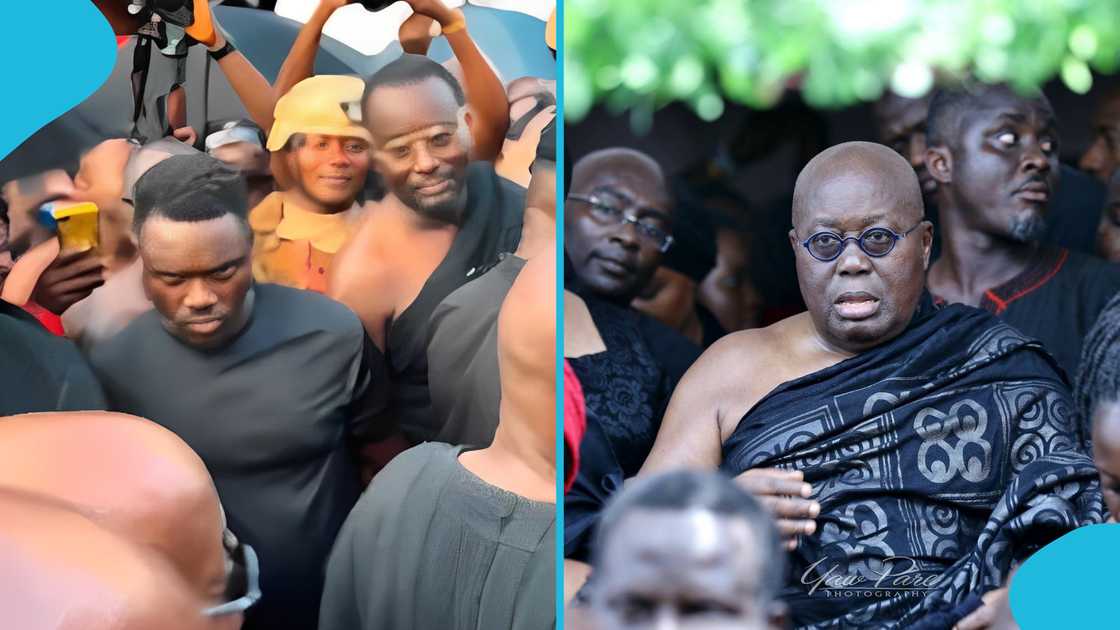 Nana Akufo-Addo, Ghana's President, Funerals in Ghana, Stern look, Kumasi Funeral, Asante nation.