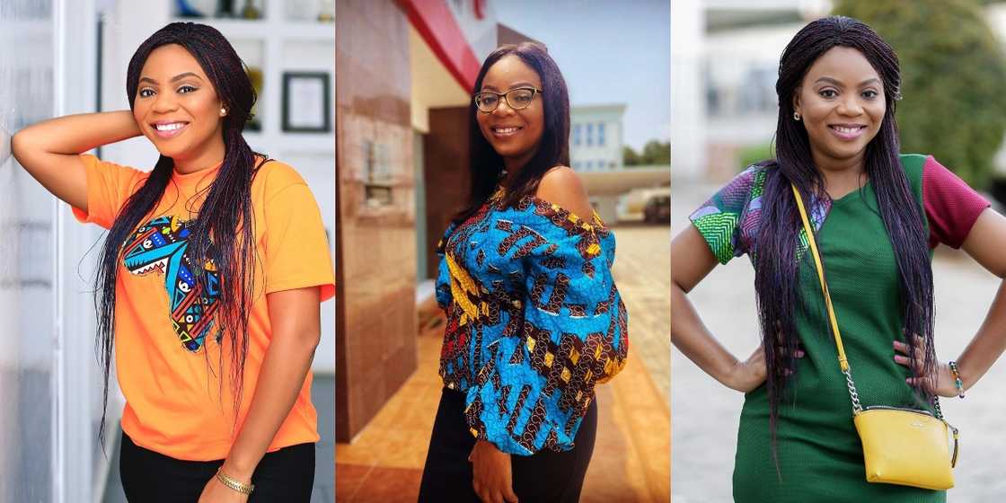 Flower girl: TV star Wendy Laryea takes over social media with 3 stunning photos