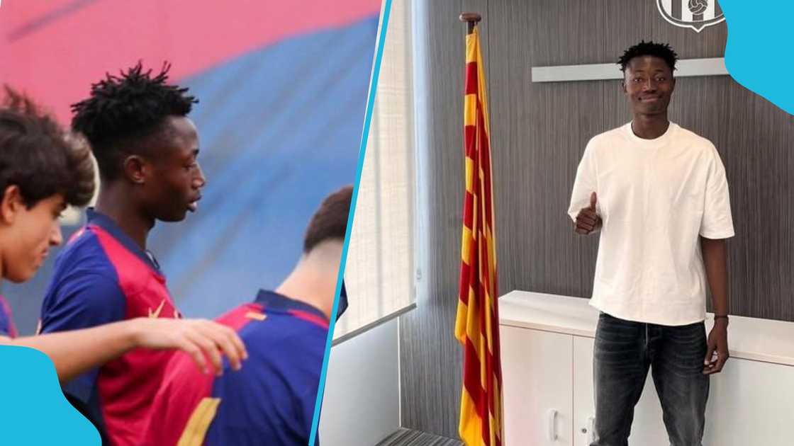 Hafiz Gariba Scores First Goal for Barcelona Juvenil B in Clash Against L'Hospitalet Hafiz Gariba Scores First Goal for Barcelona Juvenil B in Clash Against L'Hospitalet