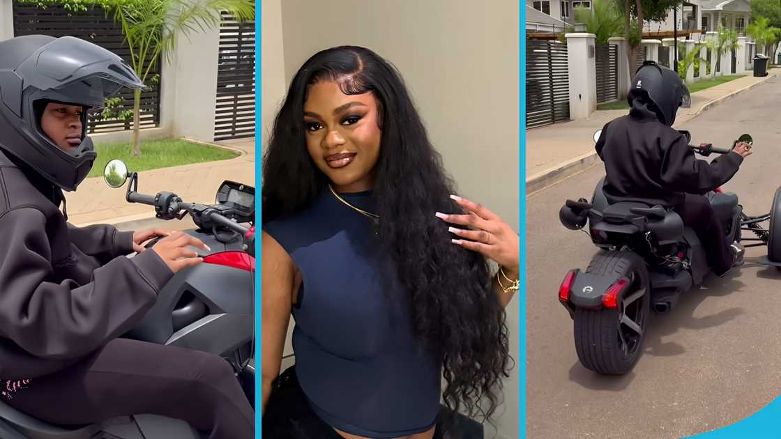 Farida Mahama, Motorbike, Can-Am Ryker, President Mahama's children, Farida's fashion, Farida's beauty Farida Mahama, Motorbike, Can-Am Ryker, President Mahama's children, Farida's fashion, Farida's beauty