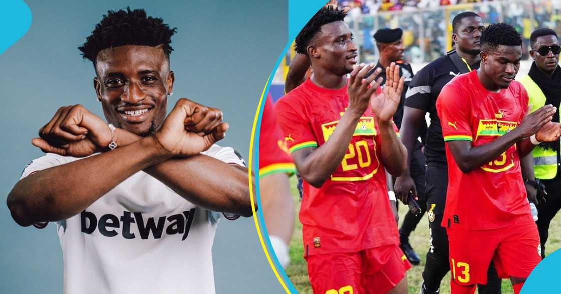 Mohammed Kudus and Ernest Nuamah in Kumasi Mohammed Kudus and Ernest Nuamah in Kumasi