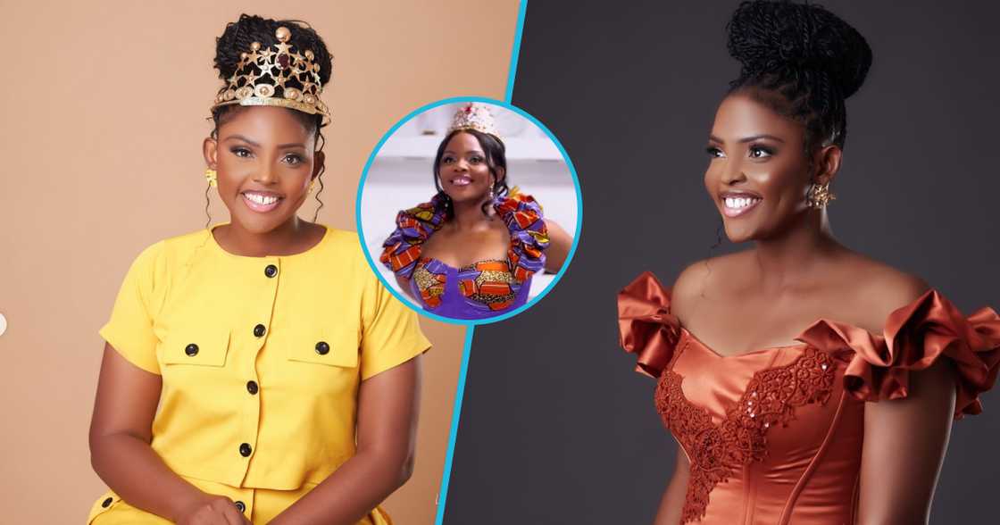 Queen Selorm, GMB Queens, 2023 GMB winner, Beauty Queens in Ghana, Celebrity Brides, Celebrity Makeup, African print gowns Queen Selorm, GMB Queens, 2023 GMB winner, Beauty Queens in Ghana, Celebrity Brides, Celebrity Makeup, African print gowns
