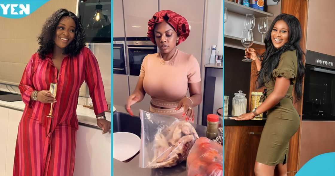 Jackie Appiah, Nana Aba Anamoah, Berla Mundi, Nana Ama McBrown, Delay, Ghanaian Celebrities, Celebrity Kitchens Jackie Appiah, Nana Aba Anamoah, Berla Mundi, Nana Ama McBrown, Delay, Ghanaian Celebrities, Celebrity Kitchens