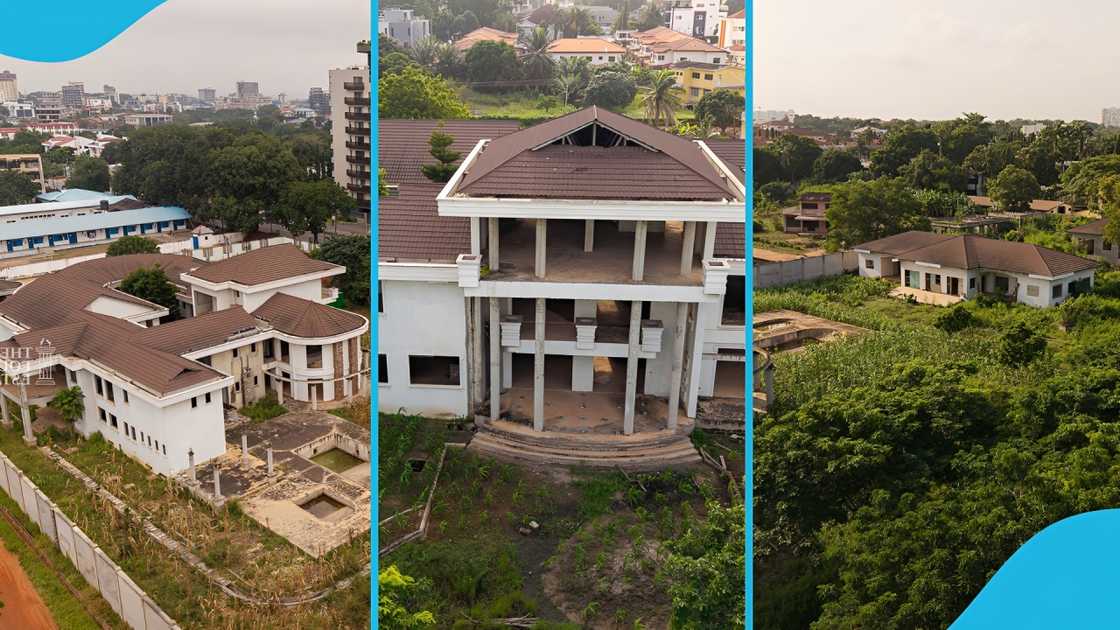 Ghana Vice Presidential Villa, Abandoned Ghana Vice Presidential Villa, Cantonments Accra, Abandoned Ghana government project, US$13.9 million Ghana villa project