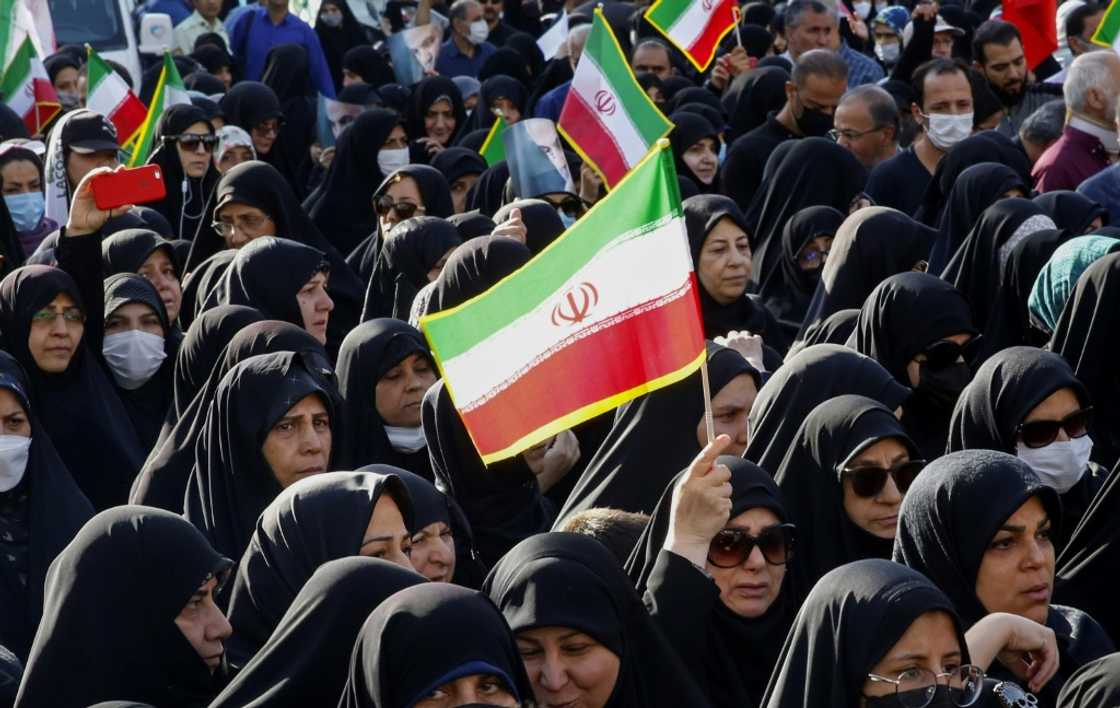 Iran has staged counter rallies since the protest movement erupted Iran has staged counter rallies since the protest movement erupted