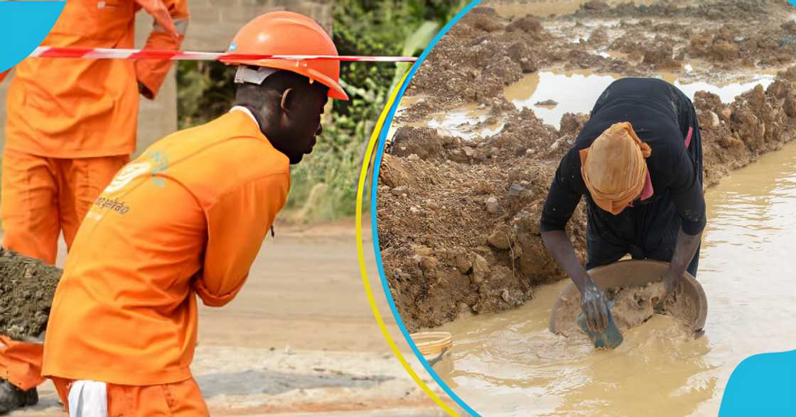 Ashanti Region, drainage construction Ghana, Ghana gold rush, galamsey, gold in Ghana, Ghana construction workers, Ashanti gold find Ashanti Region, drainage construction Ghana, Ghana gold rush, galamsey, gold in Ghana, Ghana construction workers, Ashanti gold find