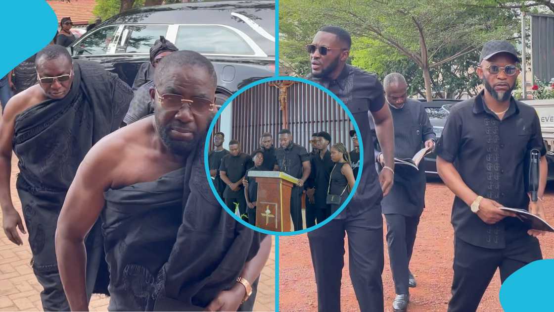 Osei Kwame Despite attends burial service of his late mother-in-law Osei Kwame Despite attends burial service of his late mother-in-law