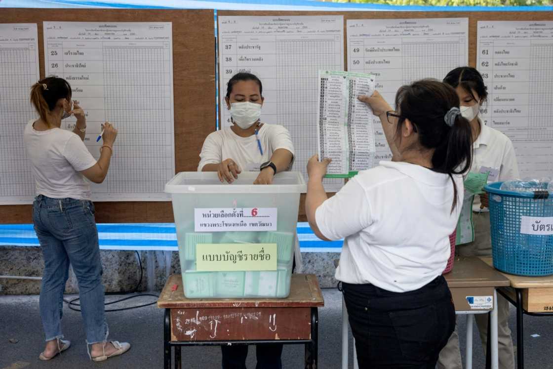 The Thai baht hit a five-week high as polls suggested pro-democracy parties were on course to win weekend general elections The Thai baht hit a five-week high as polls suggested pro-democracy parties were on course to win weekend general elections