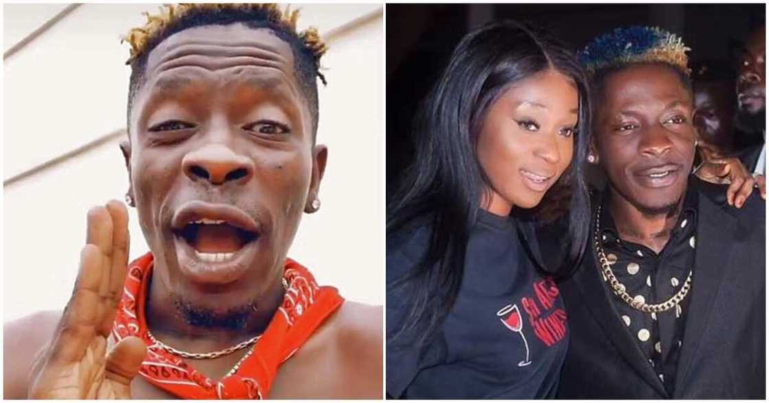 Shatta Wale and Efia Odo