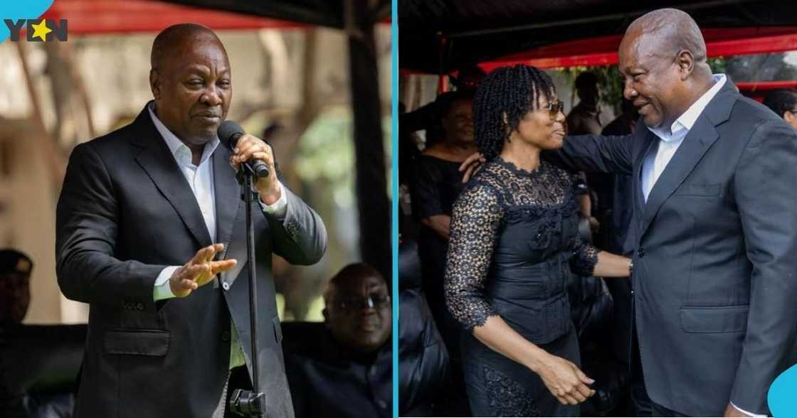 John Dramani Mahama, Nana Konadu Agyeman-Rawlings, former First Lady, Zanetor Agyeman-Rawlings.