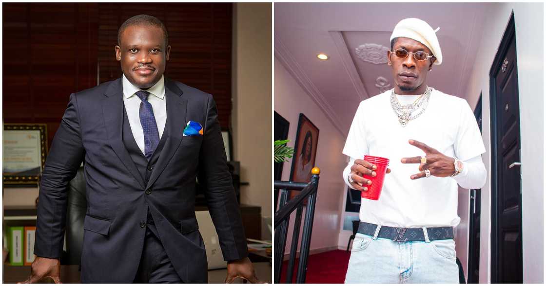 Sam George and Shatta Wale Sam George and Shatta Wale