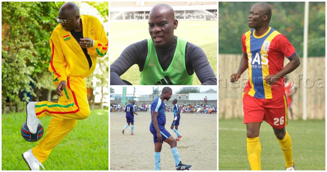 President Akufo-Addo, Vice President Bawumia, late President Atta-Mills, Minority Leader Haruna Iddrisu and other politicians with football background