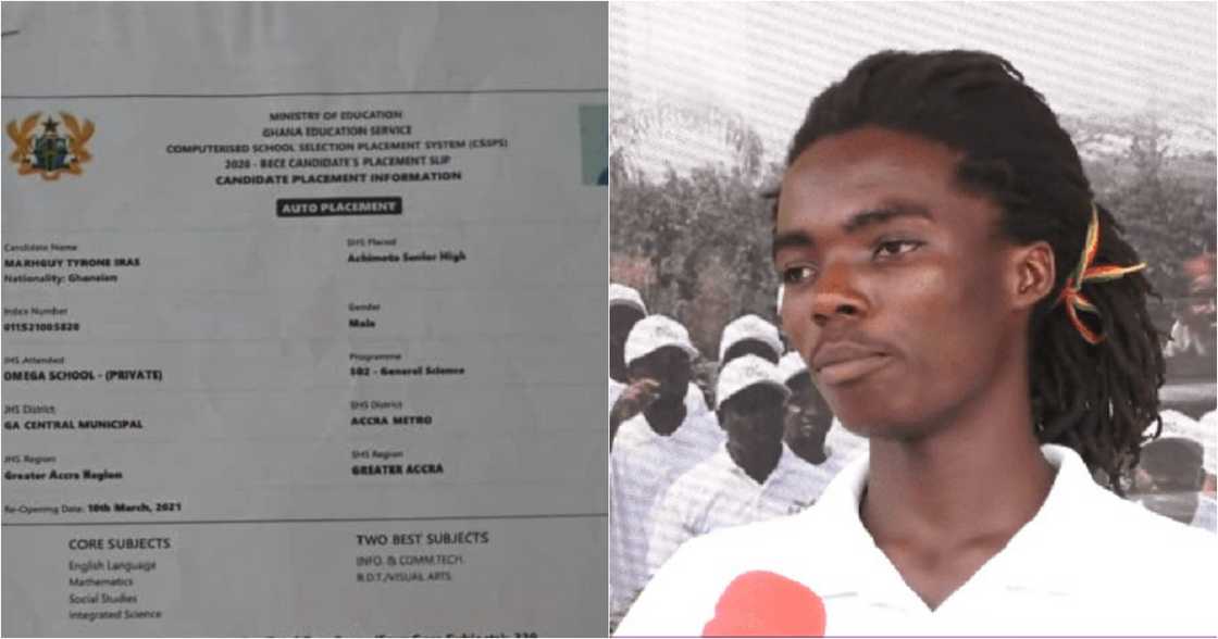 Tyrone Marghuy: Achimota Rasta Boy's Raw Scores In BECE, Other Certificates Pop Up Online