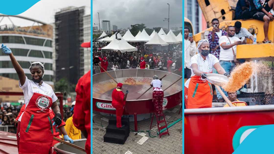 Nigerian chef Hilda Effiong Bassey has taken over the internet with her beautiful outfits for her star-studded birthday party Nigerian chef Hilda Effiong Bassey has taken over the internet with her beautiful outfits for her star-studded birthday party