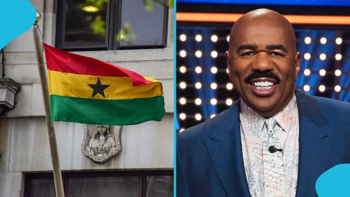 American TV personality Steve Harvey shares, experience, love, Ghana, Africa