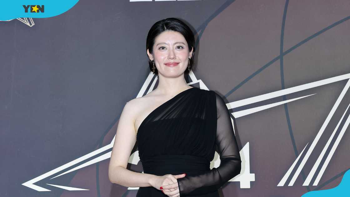 South Korean actress Nam Ji-Hyun at the photocall for the 1st Korea Grand Music Awards.