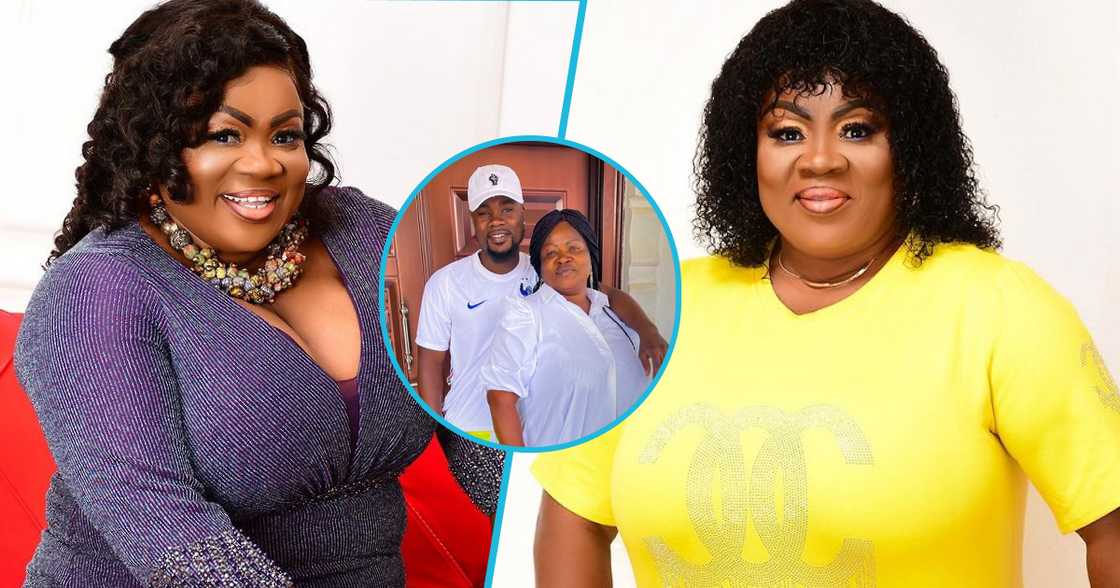 Kumawood's Mercy Asiedu looks stunning as her first son celebrates her birthday