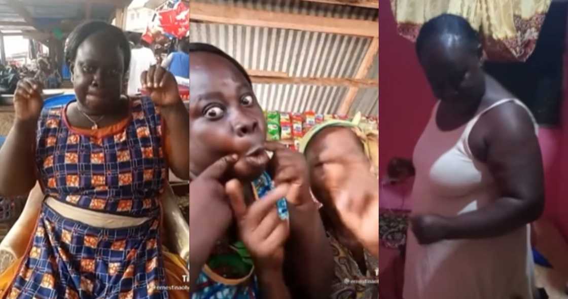 Meet the Ghanaian market woman who is taking over TikTok with rib-cracking videos Meet the Ghanaian market woman who is taking over TikTok with rib-cracking videos
