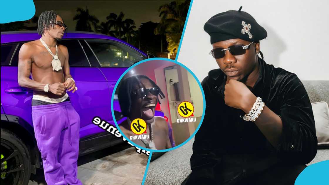 Shatta Wale, Stonebwoy, Stonebwoy Shatta Wale, Shatta Wale Lamborghini, Shatta jabs Stonebwoy Lamborghini, Shatta purple Lambo