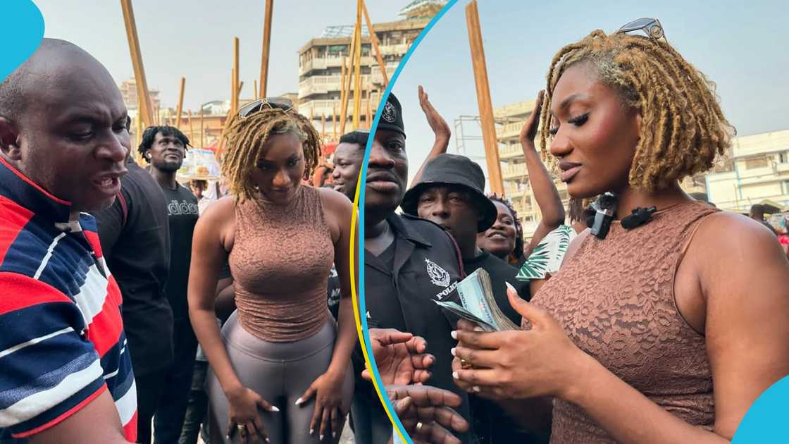 Ghanaian Musician, Wendy Shay, Kantamanto Fire Outbreak, Kantamanto Traders, Donations Ghanaian Musician, Wendy Shay, Kantamanto Fire Outbreak, Kantamanto Traders, Donations