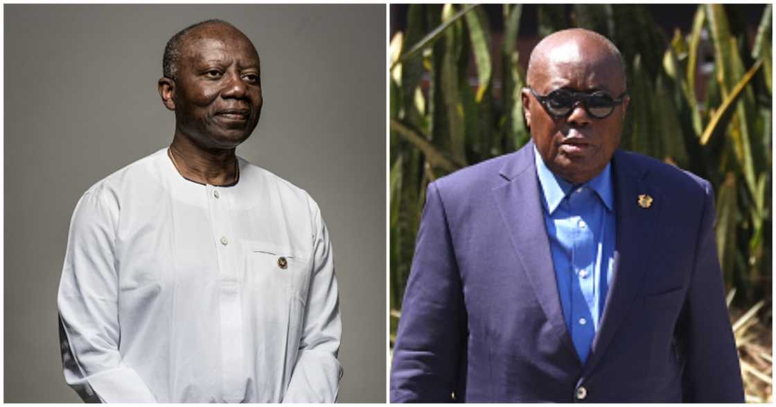 Ken Ofori-Atta and Akufo-Addo