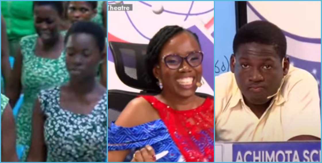 Photo of Achimota NSMQ, quiz mistress and Achimota School