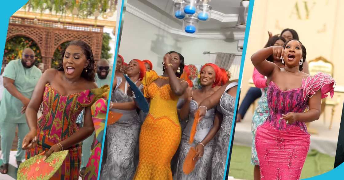 Ghanaian brides rocking stunning kente gowns Ghanaian brides rocking stunning kente gowns