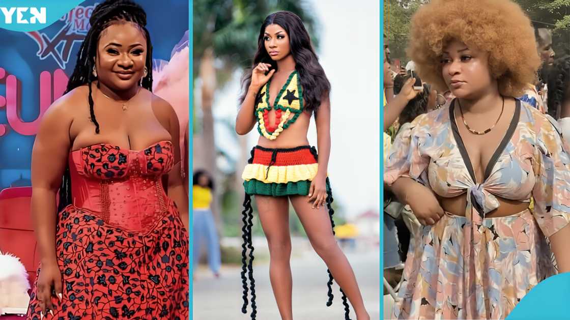 Ruth, PM Extra, Ghana, Date Rush, Weight Loss, Slimming Course, Ruth falls on stage