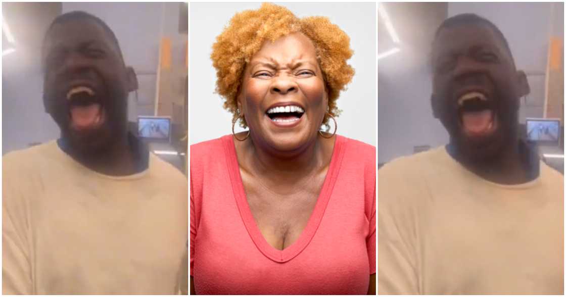 Man falls after hitting high note. Man falls after hitting high note.