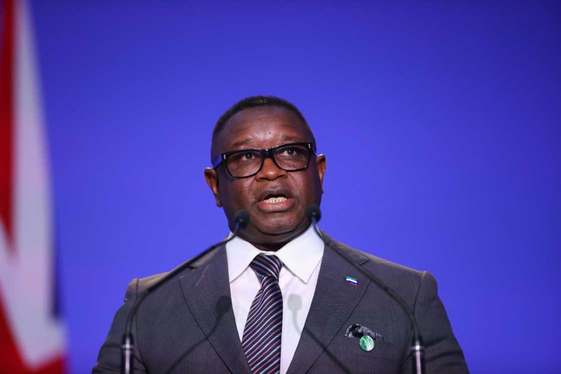 President Julius Maada Bio, who had been in Britain on a private visit, returned ahead of schedule following clashes President Julius Maada Bio, who had been in Britain on a private visit, returned ahead of schedule following clashes