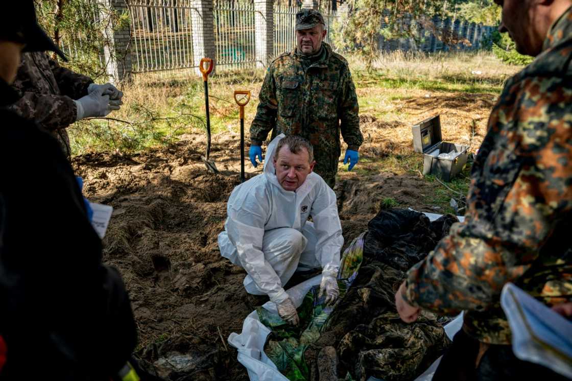 Before the war, Andriy Chernyavskiy identifying the remains of Soviet and Nazi soldiers scattered across modern-day Ukraine Before the war, Andriy Chernyavskiy identifying the remains of Soviet and Nazi soldiers scattered across modern-day Ukraine