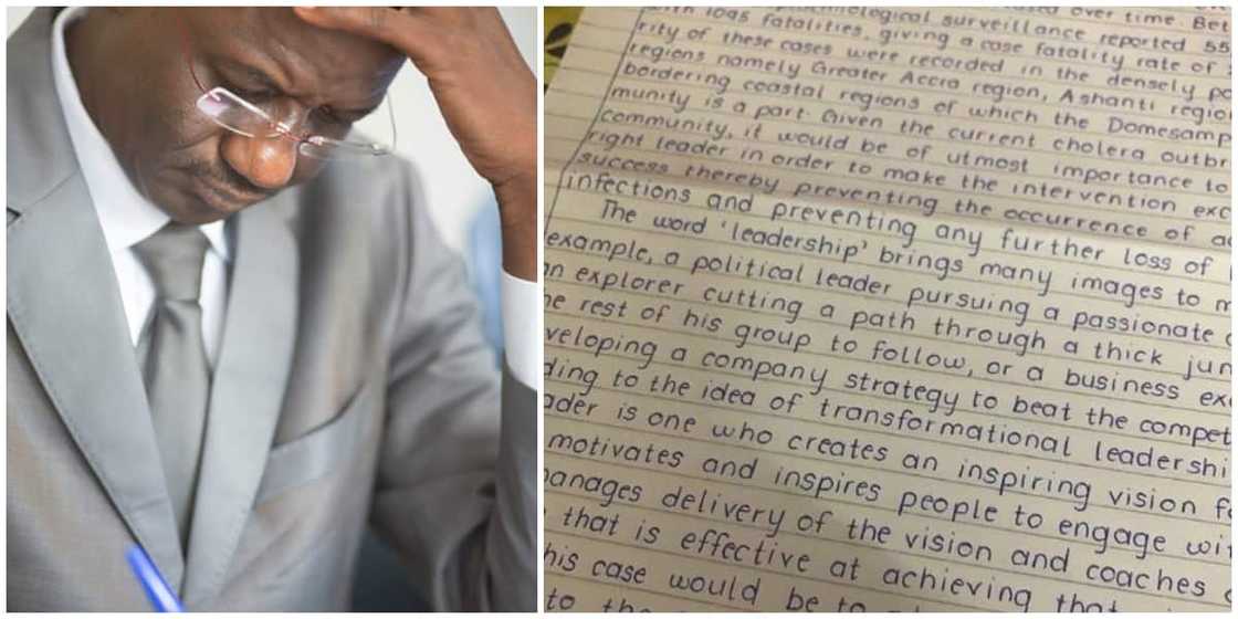 Nigerians react to viral photo of fine handwriting that looks like computer font Nigerians react to viral photo of fine handwriting that looks like computer font