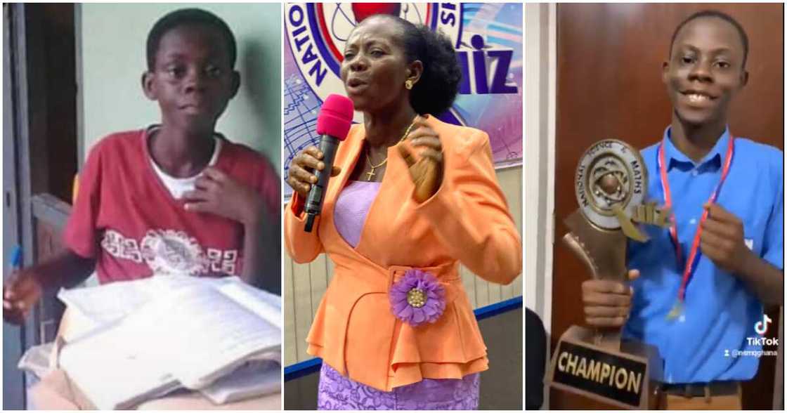 Mom of Alfred Ken-Nsiah speaks after her son and two others from Legon PRESEC win NSMQ22. Mom of Alfred Ken-Nsiah speaks after her son and two others from Legon PRESEC win NSMQ22.