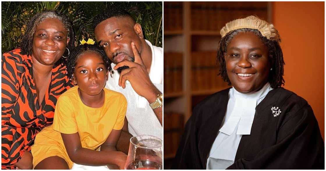 Sarkodie and his lawyer Cynthia Quarcoo Sarkodie and his lawyer Cynthia Quarcoo