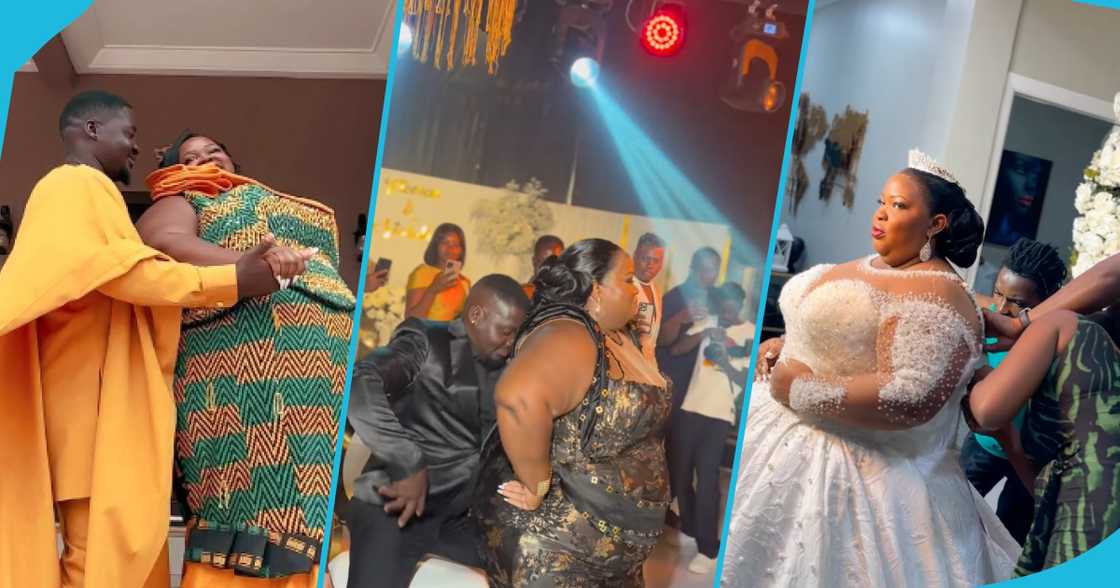 Ghanaian bride Ohemaa looked elegant in beautiful dresses Ghanaian bride Ohemaa looked elegant in beautiful dresses