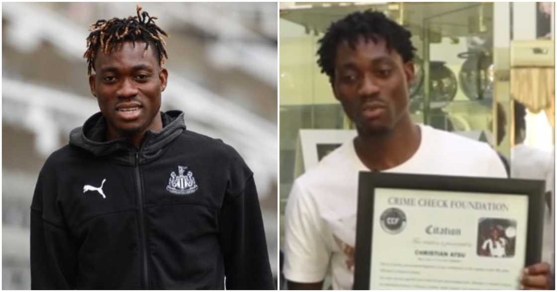 Photos of late Ghanaian footballer Christian Atsu.