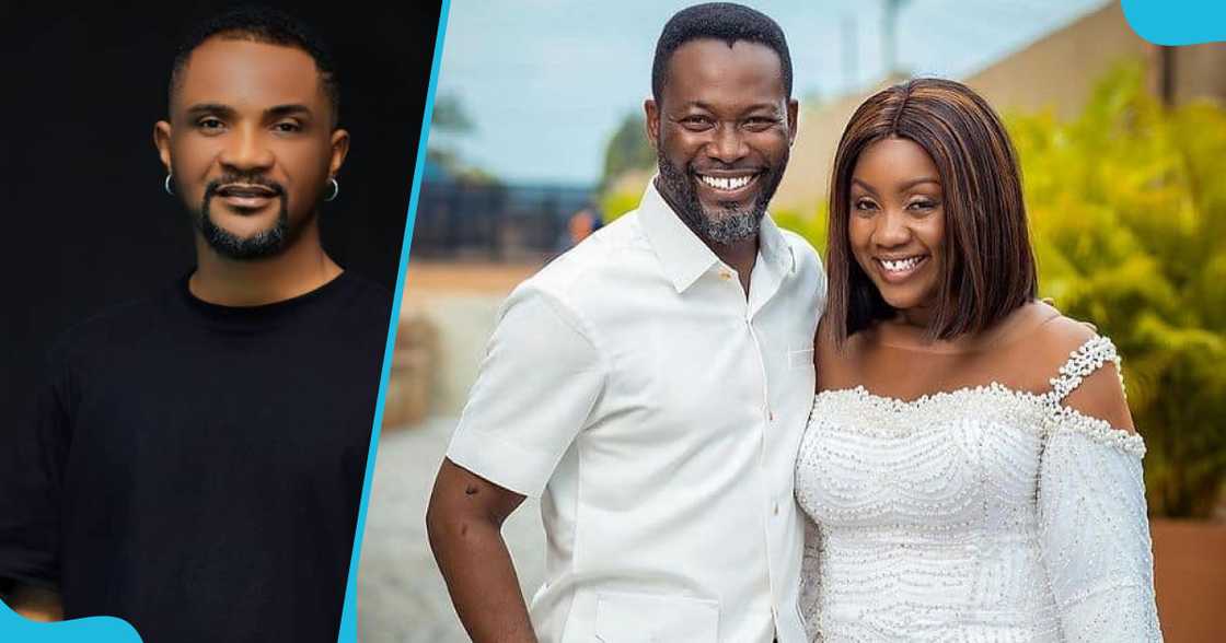 Photo of Mr Logic, Adjetey Anang and his wife Photo of Mr Logic, Adjetey Anang and his wife