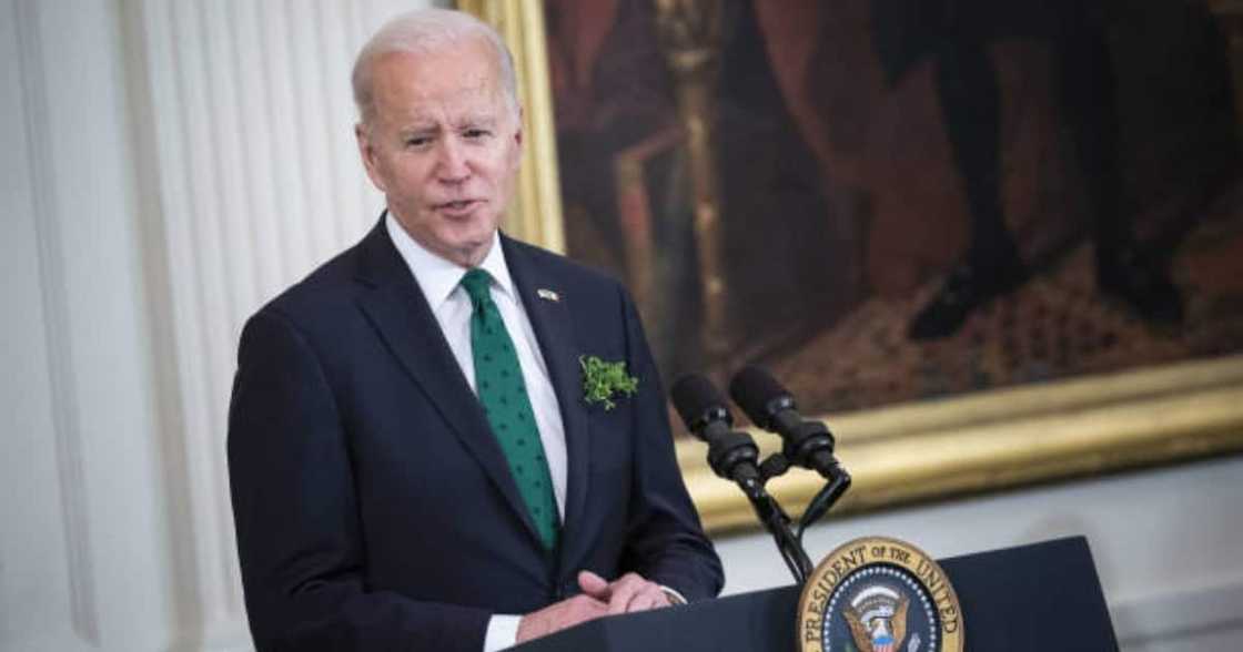 Joe Biden has imposed sanctions on Russia.
