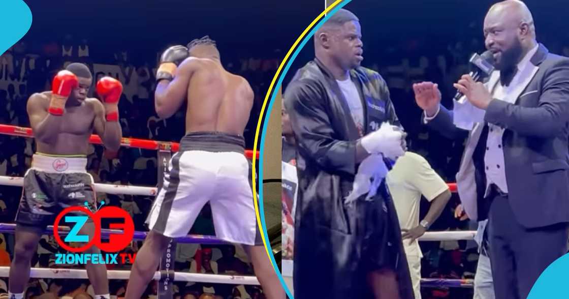 Freezy Macbones defeats Ibrahim Labaran in round 4 of Power of the Fist bout Freezy Macbones defeats Ibrahim Labaran in round 4 of Power of the Fist bout