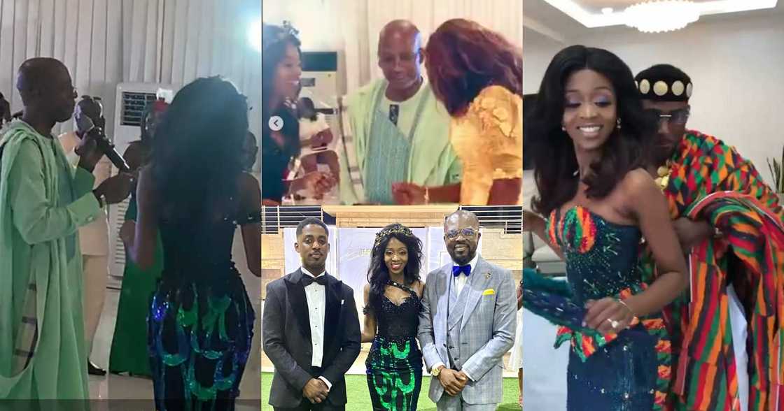 Beautiful photos drop as Rex Omar's pretty daughter marries