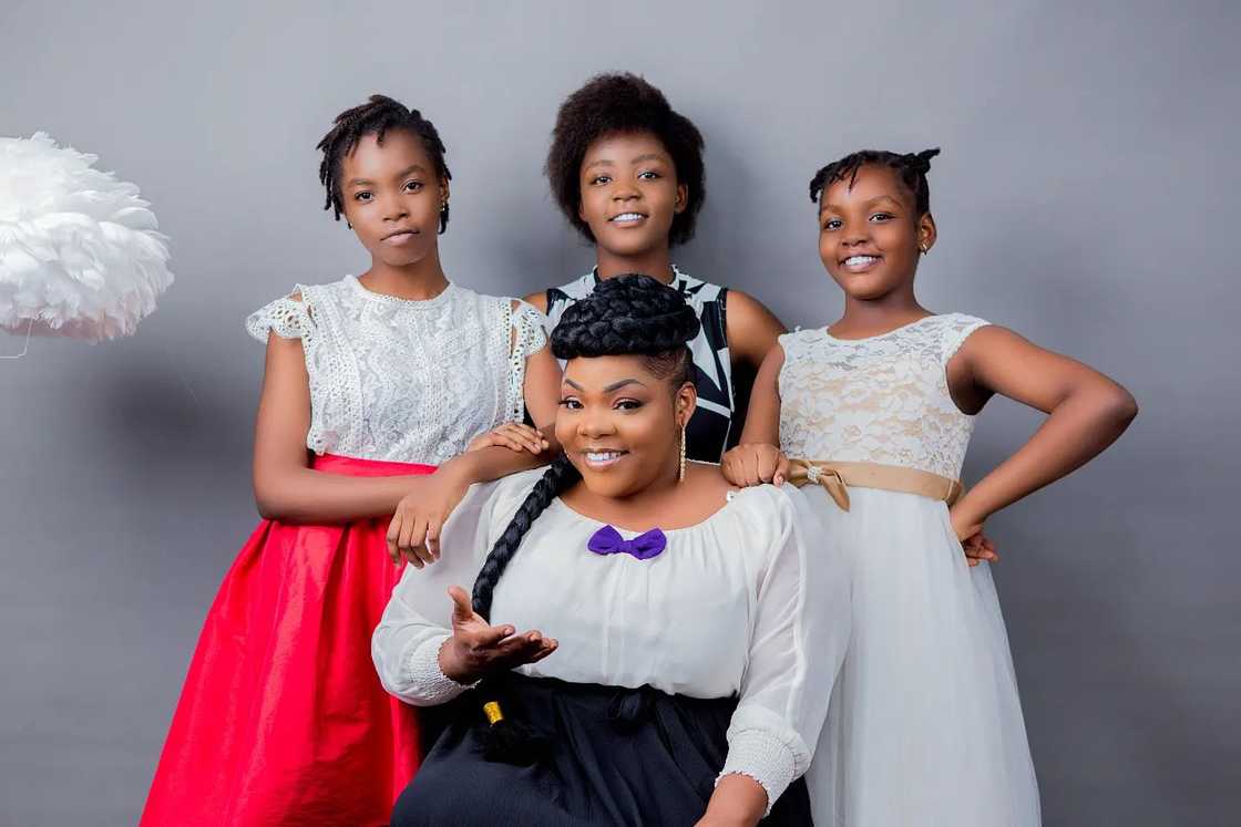 Celestine Donkor, Ghana, Piesie Esther, Eyram, Aseye, Celestine Donkor's husband