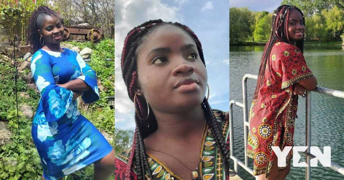 Ghanaian lady who hawked to fund university now PhD student in US after 2 master's Ghanaian lady who hawked to fund university now PhD student in US after 2 master's