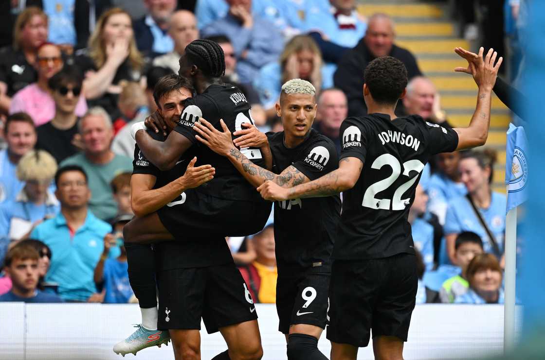 Kudus vs Man City, Tottenham defeat Manchester City, Premier League 2025/26 season, EPL results