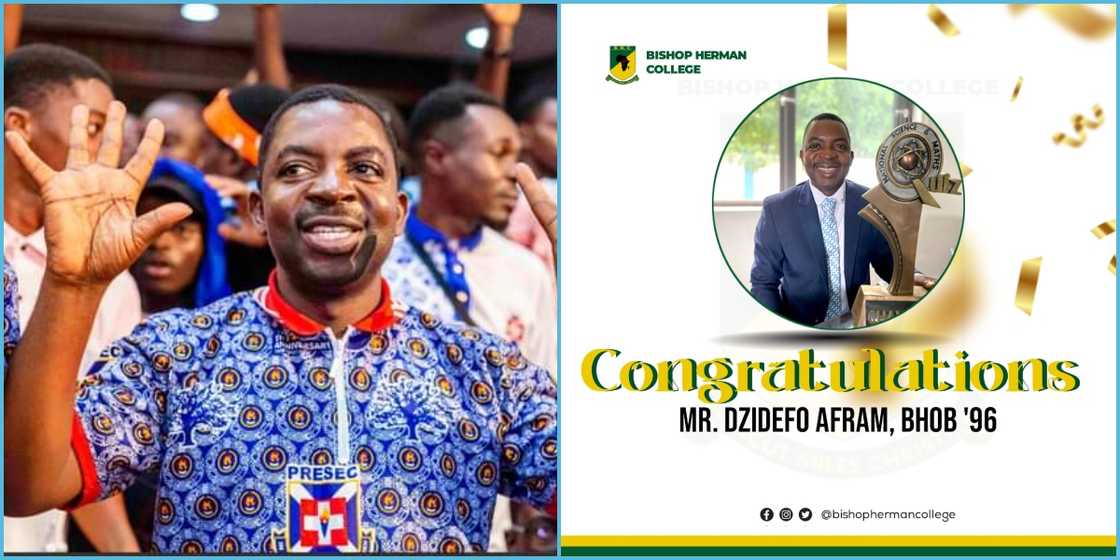 Bishop Herman College Congratulates Old Student Who Led PRESEC To Win 8th NSMQ Title Bishop Herman College Congratulates Old Student Who Led PRESEC To Win 8th NSMQ Title